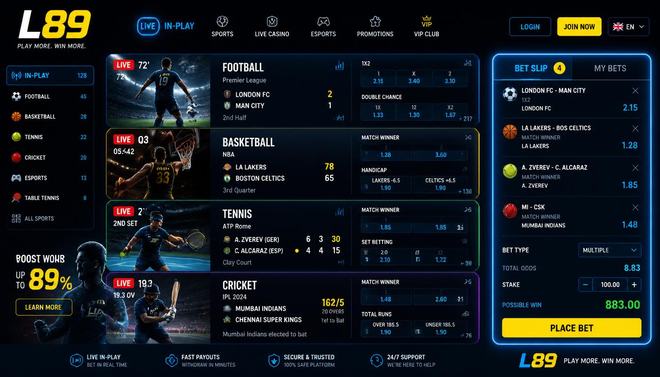 L89 Live Sports Betting